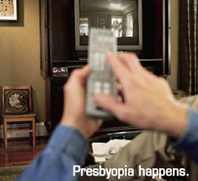 Presbyopia makes it hard to see and far at the same time